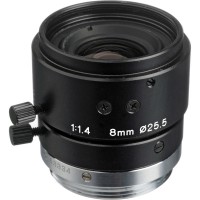 Tamron 23FM08L 2/3" 8mm F1.4 Manual Iris C-Mount Lens w/ Locking Screws